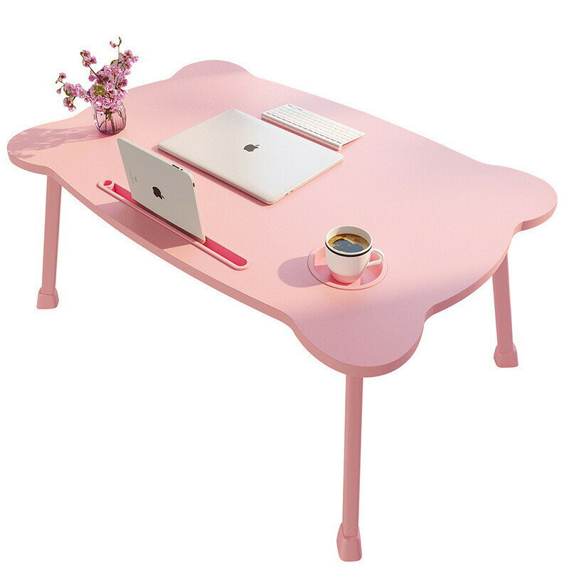 折りたたみテーブル 馬蹄形の足ミニ座卓 ローテーブル 凹溝付き タブレットスタンド 多機能 軽量 省スペース