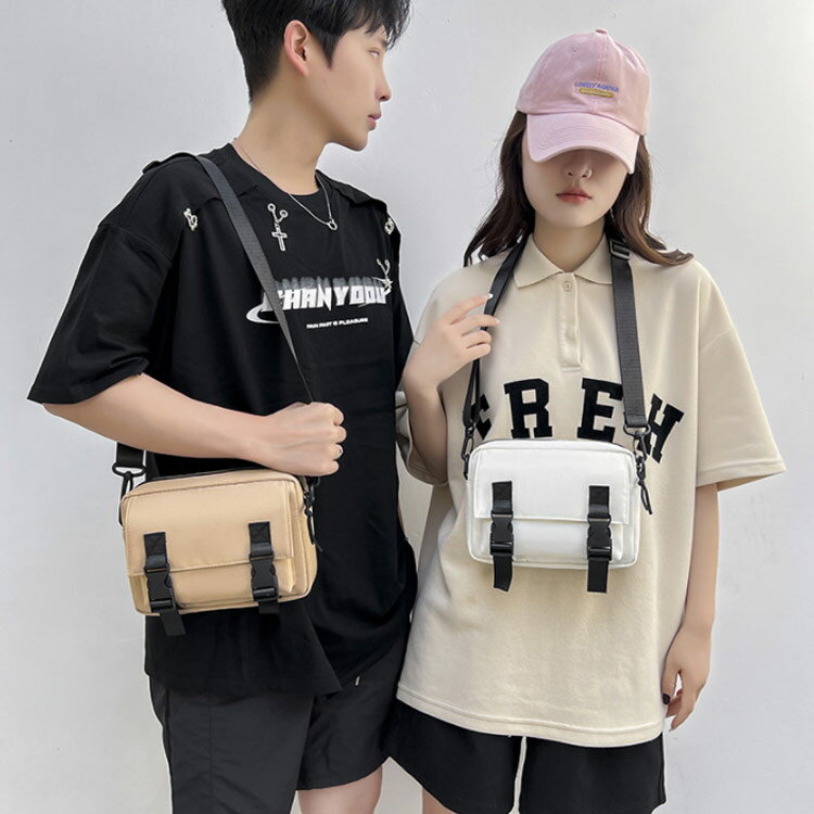 ミニバッグ ショルダーバッグ ナイロン 送料無料 斜めがけ バッグ レディース ミニショルダー スマホバッグ 肩掛け 通勤 お財布ポシェット カバン 小さめ ユニセックス エコバッグ お散歩バッグ 軽量 通学 小物入れ 大容量 男女兼用 メンズ(4)