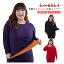 ヒートテック 上下セット レディース L〜6XL!裏ボア 大きいサイズ 巨厚蓄? 吸湿発熱 防寒肌着 インナーシャツ 長袖シャツ 大きいサイズ あったかインナー...