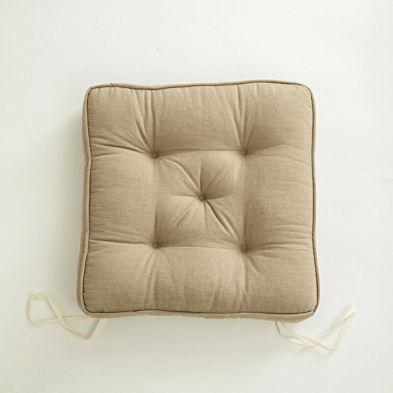 クッション 座布団 蒲団 春秋冬 正方形 綿麻 極厚 チェアパッド 北欧 座布団 無地 フロアクッション ラウンドクッション シートクッション インテリア 畳 柔らかい