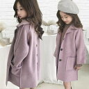 韓国子供服 ダッフルコート チェスターコート キッズ コート 女の子 冬服 長袖 アウター ロングコート トレンチコート モッズコート おしゃれ カジュアル 厚手 防寒 子ども服 ジュニア服 お出かけ 通学 小学生 卒業式 入学式 発表会 3色