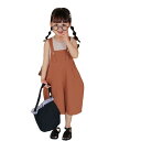 韓国子供服 サロペット オーバーオール キッズ 女の子 サロペットパンツ つなぎ パンツ 夏着 子ども服 こども服 ベビー ジュニア ボトムス ショートパンツ カジュアル 可愛い おしゃれ 純色 涼しい 通園 通学 旅行 お出かけ 姉妹 双子 80/90/100/110/120/130cm 選べる3色(4)