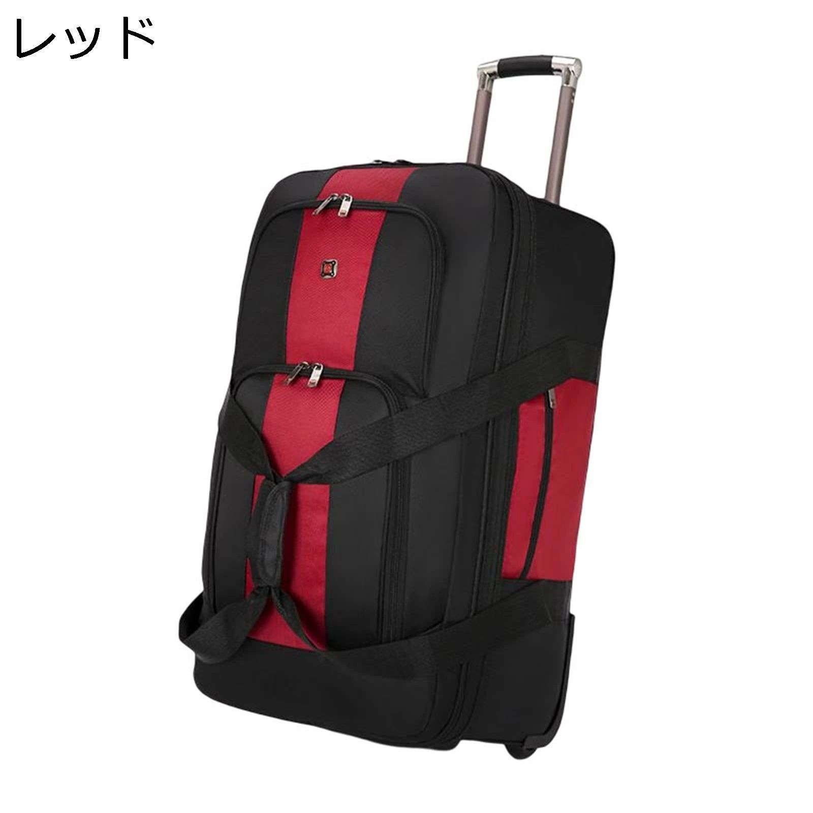 大容量 ソフトキャリーケース 115L オックスフォード布 防水 容量拡張可能 収納便利 静音 耐衝撃 ファスナー式 海外旅行 出張 通学 3泊4日 おしゃれ ブラック トロリーバッグ キャスターバッグ