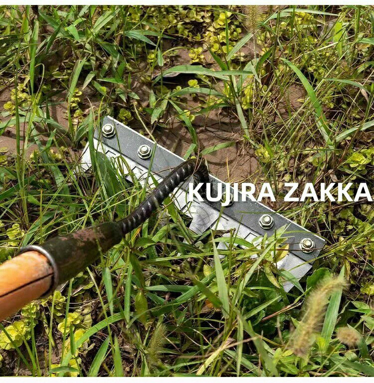 草刈りレーキ ガーデンレーキ 5/6/7/8歯 5/6/7/8本爪 熊手 草刈り 多用途 軽量 金属炭素鋼レーキ 多用..