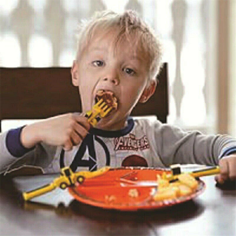 ベビーブルドーザー食器ショベルフォークシャベルスプーン スプーンフォークセット フードサプリメント..