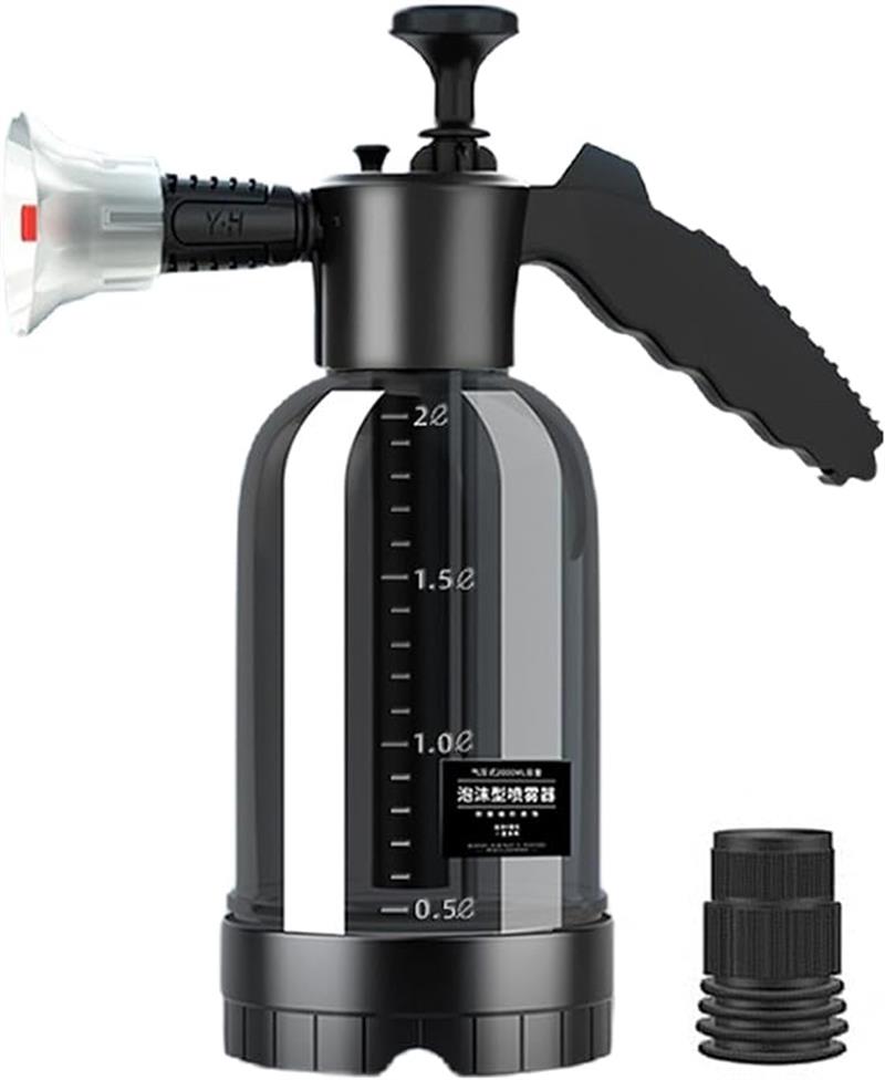 発泡スプレー 蓄圧式 噴霧器 2L 泡噴霧器スプレー泡クリーナー洗車フォーマー高圧電気ディテール噴霧器 泡スプレー洗車、洗車用ハンドポンプ泡スプレー | 手動圧力ポンプ噴霧器高圧泡噴霧器発泡洗車噴霧器 加圧ポンプ式 手動タイプ 水ポンプ 洗車