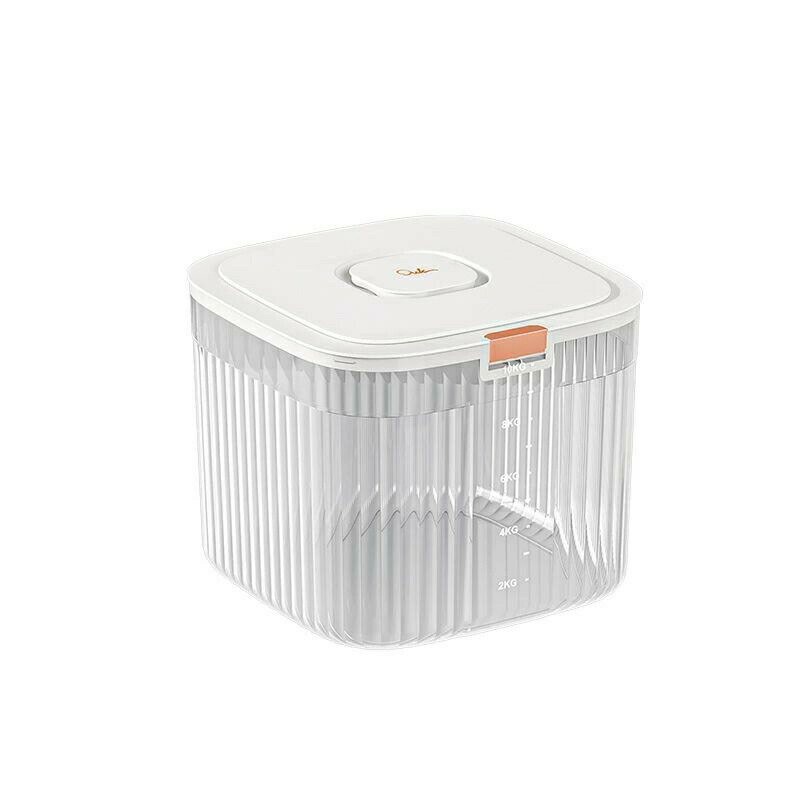 密閉米びつ フードストッカー 5kg 10kg 計量カップ付き ふた付き 大容量 米櫃 ライスストッカー スリム..