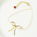 ★メール便送料無料★アンティークリボン 14kgf(ゴールドフィルド)ブレスレット レディース シンプル K14GF ゴールド 人気 流行 金属アレルギー対応 ...
