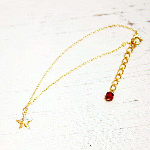 ★メール便送料無料★スター(星) 14kgf(ゴールドフィルド) ブレスレット レディース シンプル K14GF ゴールド 人気 流行 金属アレルギー対応 金ア...