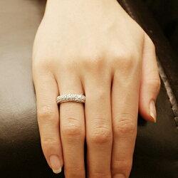 ベストセラー1.5ct.czダイヤモンドパヴェフルエタニティリング【送料無料・代引手数料無料】