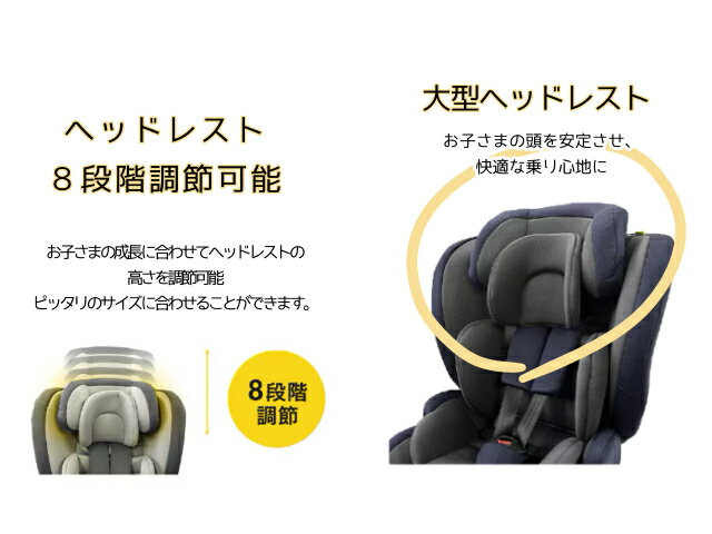 【レンタル】 新安全基準R129対応 アイリスプラザ チャイルドシート ジュニアシート 2 シートベルト取付 15ヶ月～11才