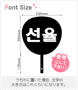 ハングル切り文字セット 【ソンユル(Sunyoul)】1文字のサイズ：M(120×120mm)素材：ホログラムシート・蛍光シート