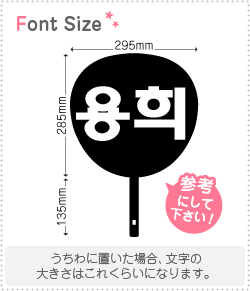 ハングル切り文字セット　【ヨンヒ(Yonghee)】1文字のサイズ：L(140×140mm)素材：カッティングシート