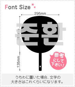 ハングル切り文字セット　【ジュンファン(JunHwan)】1文字のサイズ：LL(200×200mm)素材：カッティングシート