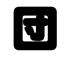 切り文字　【団】サイズ：SS(40×40mm)素材：カッティングシート