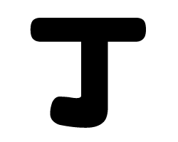 切り文字　【丁】サイズ：SS(40×40mm)素材：カッティングシート