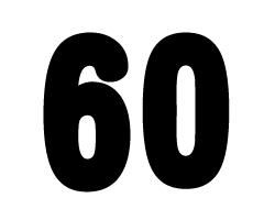 切り文字　【60】サイズ：SS(40×40mm)素材：カッティングシート