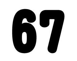 切り文字　【67】サイズ：SS(40×40mm)素材：ホログラムシート・蛍光シート