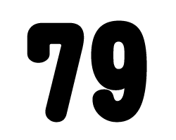 Stickers - 切り文字　【79】サイズ：S(80×80mm)素材：カッティングシート