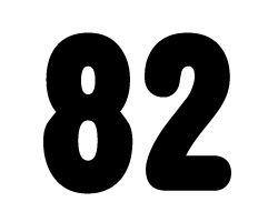 切り文字　【82】サイズ：SS(40×40mm)素材：カッティングシート