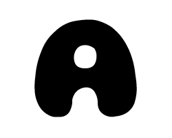 切り文字　【チェリーA1】サイズ：3L(うちわ最大サイズ)素材：カッティングシート(3)