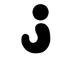 切り文字　【チェリーj1】サイズ：M(120×120mm)素材：ホログラムシート・蛍光シート