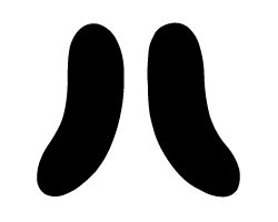 切り文字　【チェリーハ1】サイズ：S(80×80mm)素材：カッティングシート