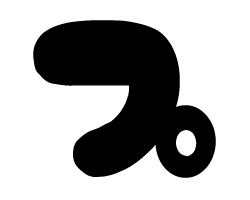 貼片 - 切り文字　【チェリープ1】サイズ：M(120×120mm)素材：カッティングシート