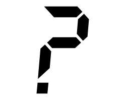 切り文字　【デジタル？1】サイズ：SS(40×40mm)素材：カッティングシート