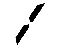 切り文字　【デジタル／1】サイズ：SS(40×40mm)素材：カッティングシート