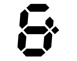 切り文字　【デジタル＆1】サイズ：S(80×80mm)素材：ホログラムシート・蛍光シート