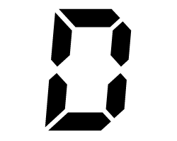 切り文字　【デジタルD1】サイズ：L(140×140mm)素材：カッティングシート