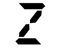 切り文字 【デジタルZ1】サイズ：S(80×80mm)素材：ホログラムシート・蛍光シート