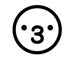 切り文字　【ブー1】サイズ：SS(40×40mm)素材：カッティングシート