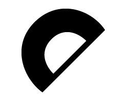 切り文字　【動物の耳2】サイズ：SS(40×40mm)素材：カッティングシート