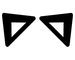 切り文字　【動物の耳セット1】1文字のサイズ：LL(200×200mm)素材：ホログラムシート・蛍光シート