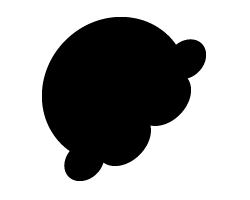 切り文字　【アイスクリーム1】サイズ：SS(40×40mm)素材：カッティングシート
