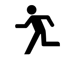 切り文字　【ピクトグラム1】サイズ：SS(40×40mm)素材：カッティングシート