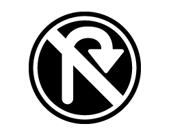 切り文字　【標識5】サイズ：SS(40×40mm)素材：カッティングシート