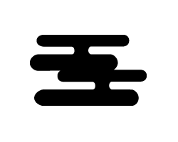 切り文字　【雲2】サイズ：SS(40×40mm)素材：カッティングシート