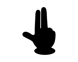 切り文字　【手J1】サイズ：LL(200×200mm)素材：カッティングシート