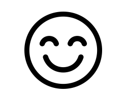 切り文字 【SMILE(スマイル)マーク3】サイズ：L(140×140mm)素材：ホログラムシート・蛍光シート