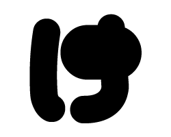 切り文字　【マイクけ1】サイズ：LL(200×200mm)素材：ホログラムシート・蛍光シート(3)