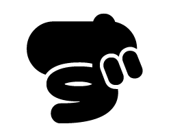 切り文字　【マイクず1】サイズ：SS(40×40mm)素材：ホログラムシート・蛍光シート