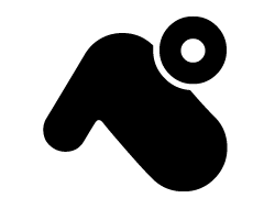 切り文字　【マイクぺ1】サイズ：3L(うちわ最大サイズ)素材：カッティングシート