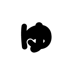 切り文字　【マイクゅ1】サイズ：S(80×80mm)素材：ホログラムシート・蛍光シート