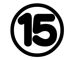 切り文字　【15(囲み)】サイズ：3L(うちわ最大サイズ)素材：ホログラムシート・蛍光シート