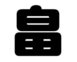 切り文字　【畠】サイズ：SS(40×40mm)素材：カッティングシート