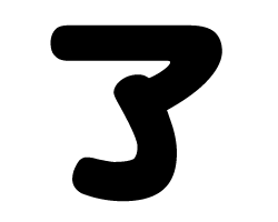 切り文字　【了】サイズ：S(80×80mm)素材：ホログラムシート・蛍光シート