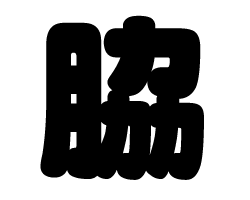 切り文字 【脇】サイズ：SS(40×40mm)素材：ホログラムシート・蛍光シート